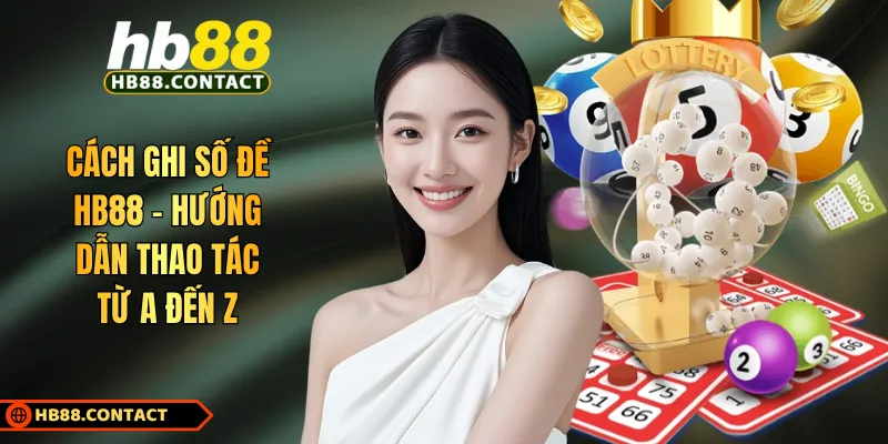 Cách Ghi Số Đề HB88 - Hướng Dẫn Thao Tác Từ A Đến Z 1 Cách ghi số đề HB88